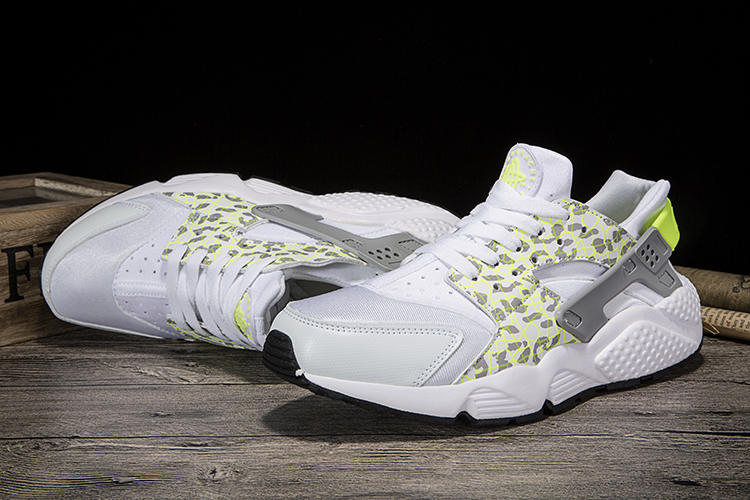 New Women Nike Air Huarache 1 Silver White Cheetah Print Shoes